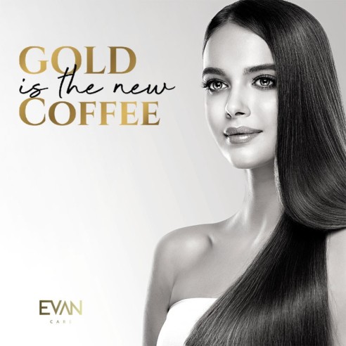 Mascarilla mantenimiento alisado Coffee Gold Evan Care 500ml -Mascarillas para el pelo -Evan Care