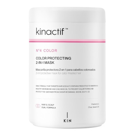 Mascarilla 2 en 1 Kinactif Color 900ml Kin Cosmetics -Mascarillas para el pelo -KIN Cosmetics