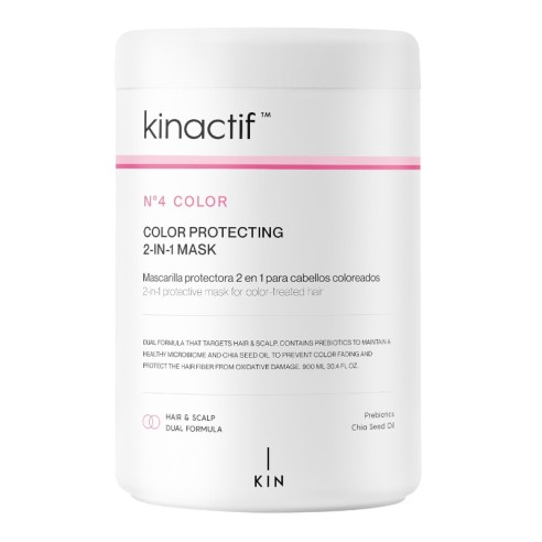 Mascarilla 2 en 1 Kinactif Color 900ml Kin Cosmetics -Mascarillas para el pelo -Kin Cosmetics