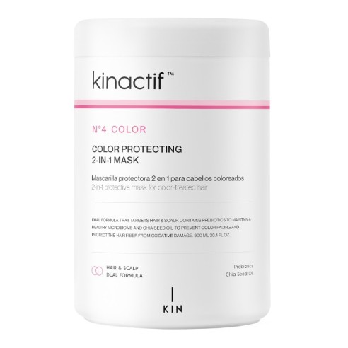 Mascarilla Kinactif Color 900ml Kin Cosmetics -Máscaras de cabelo -Kin Cosmetics