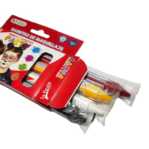 Kit 4 Barras Maquillaje Party La Fiesta -Fantasía y FX -La Fiesta