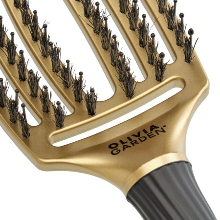 Cepillo Olivia Garden Fingerbrush Boar & Nylon Trinity Gold -Cepillos -Olivia Garden 2