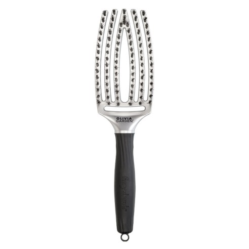 Olivia Garden Fingerbrush Sanglier et Nylon Trinity Silver Brush -Brosses -Olivia Garden