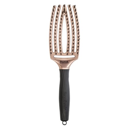 Cepillo Olivia Garden Fingerbrush Boar & Nylon Trinity Bronze -Cepillos -Olivia Garden