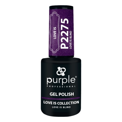 Esmalte Gel P2275 Love is Blind Purple Professional -Esmalte semi permanente -Purple Professional