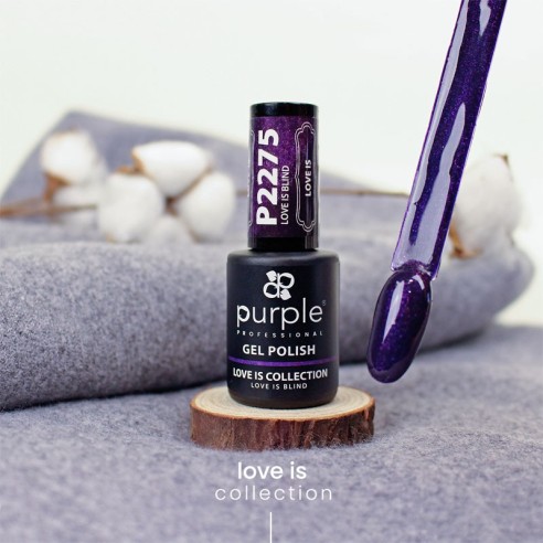 Esmalte Gel P2275 Love is Blind Purple Professional -Esmalte semi permanente -Purple Professional