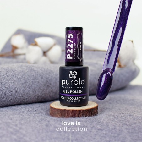 Purple Professional Smalto Gel P2275 Love is Blind -Smalto semipermanente -Purple Professional