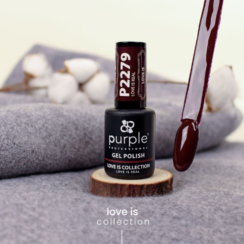 Gel-Nagellack P2279 Love is Real Purple Professional -Semipermanenter Emaille -Purple Professional