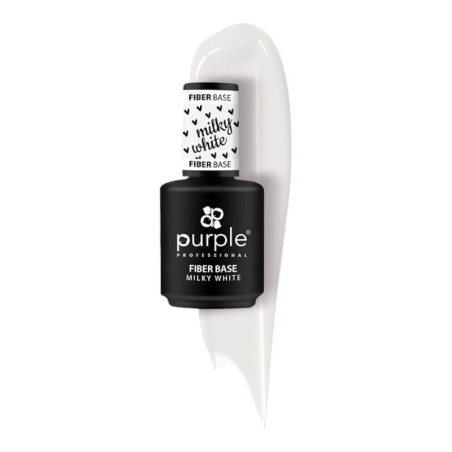 Fiber Base Milchweiß 15ml -Grund- und Decklacke -Purple Professional