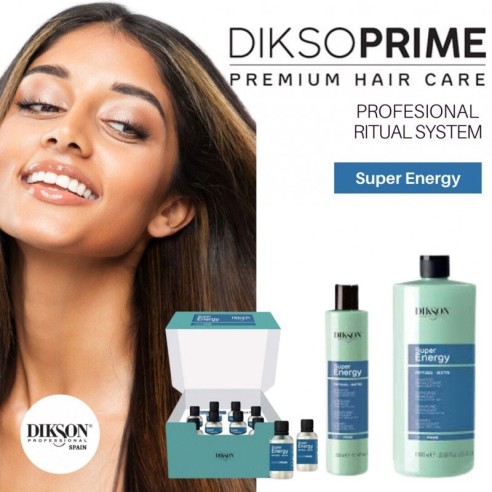 Super Energy Energizing Treatment Ampoules 8x10ml -Anti fall -Dikson