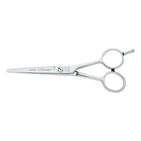 Skool Friseurschere mit Mikroverzahnung -Friseurscheren und Rasierer -3 Claveles