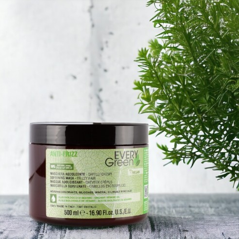 Máscara Anti-Frizz Everygreen 500ml -Máscaras de cabelo -Everygreen