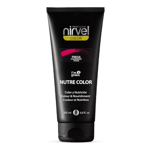 Nirvel Nutre Color Fluoride Strawberry 200ml -Direct coloring dyes -Nirvel