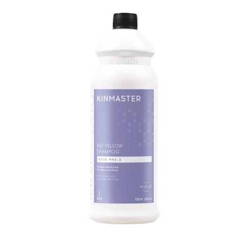 Kinmaster No Yellow Shampoing 1000ml -Shampooings -KIN Cosmetics