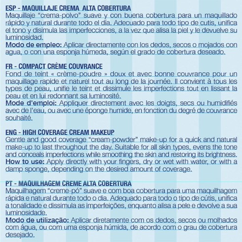 CEDIB Paris Maquillaje Crema Alta Cobertura 5 Ete -Cara -CEDIB Paris