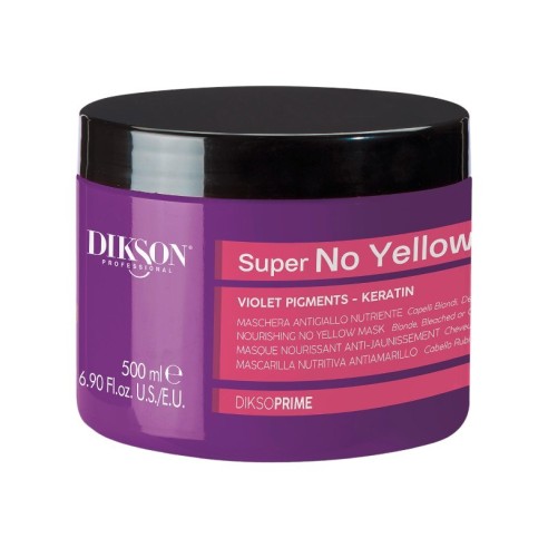 Máscara Super Sem Amarelo DIKSOPRIME 500ml -Máscaras de cabelo -Dikson