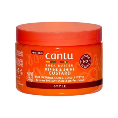 Cantu Sb Define & Shine Custar 340 g -Waxes, Pomades and Gummies -Cantu