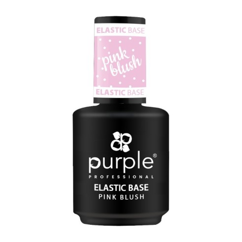 Base Elastique Blush Rose 15ml -Bases et couches de finition -Purple Professional