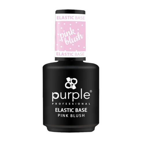 Elastic Base Pink Blush 15ml -Bases et couches de finition -Purple Professional