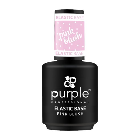Elastic Base Pink Blush 15ml -Bases y Top Coats -Purple Professional