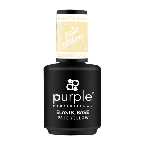 Elastic Base Pale Yellow 15ml -Bases et couches de finition -Purple Professional