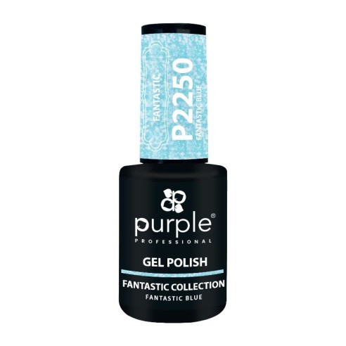 Gel Polish P2250 Fantastic Blue -Semi permanent nail polishes -Purple Professional