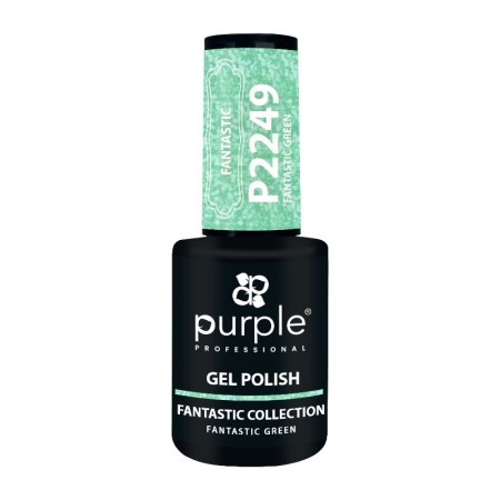 Purple Professional Esmalte Gel P2249 Fantastic Green -Esmalte semi permanente -Purple Professional
