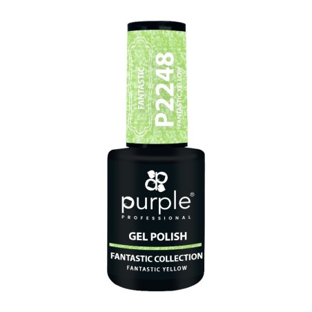 Gellack P2248 Fantastisches Gelb -Semipermanenter Emaille -Purple Professional