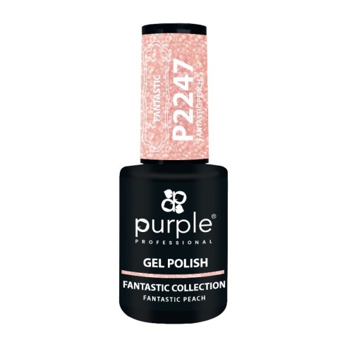 Esmalte Gel P2247 Fantastic Peach -Semi permanent nail polishes -Purple Professional