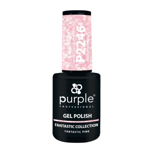 Esmalte Gel P2246 Fantastic Pink -Semi permanent nail polishes -Purple Professional