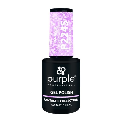 Gel Polish P2245 Fantastic Lilac -Semi permanent nail polishes -Purple Professional