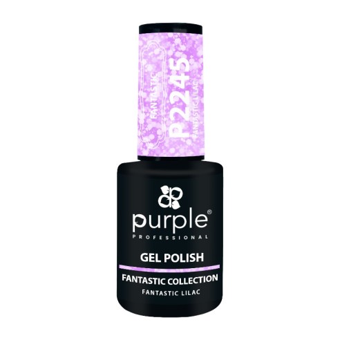 Esmalte Gel P2245 Fantastic Lilac -Semi permanent nail polishes -Purple Professional