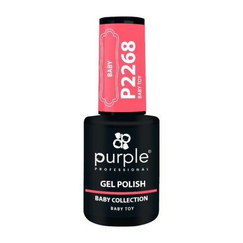 Brinquedo para bebê polonês em gel P2268 -Esmalte semipermanente -Purple Professional