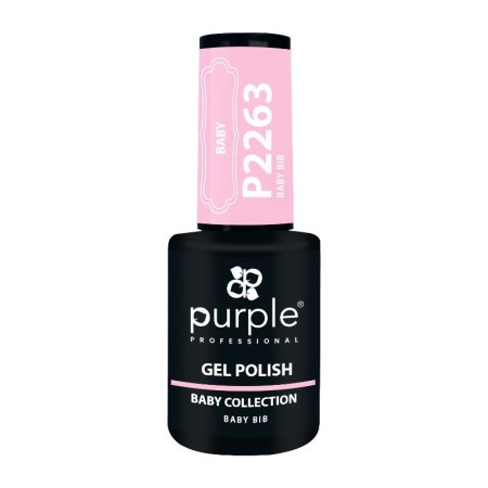 Purple Professional Esmalte Gel P2263 Baby BIB -Esmalte semi permanente -Purple Professional