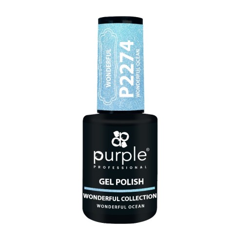 Esmalte Gel P2274 Wonderful Ocean -Esmalte semi permanente -Purple Professional