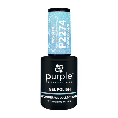 Gel Polish P2274 Wonderful Ocean -Semi permanent nail polishes -Purple Professional