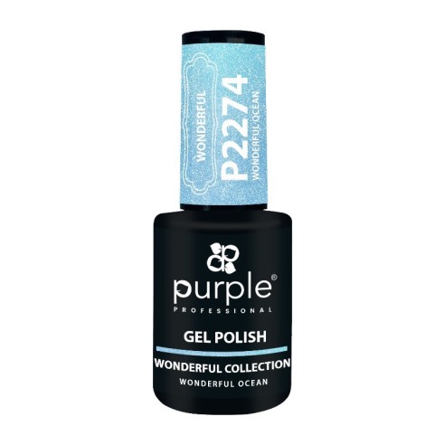 Esmalte Gel P2274 Wonderful Ocean -Smalto semipermanente -Purple Professional