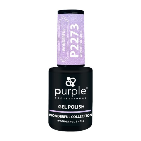 P2273 Maravilhoso Verniz Gel Shell -Esmalte semipermanente -Purple Professional