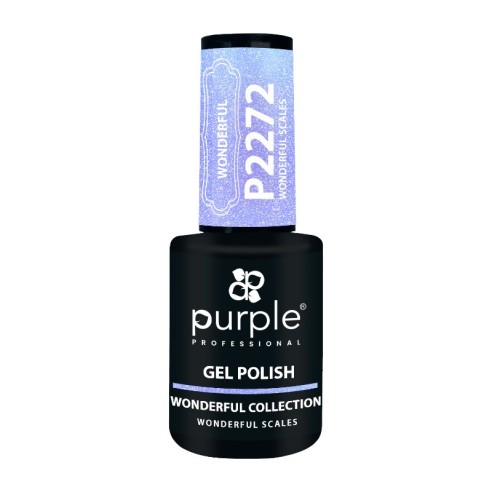 Esmalte Gel P2272 Wonderful Scales -Esmalte semi permanente -Purple Professional