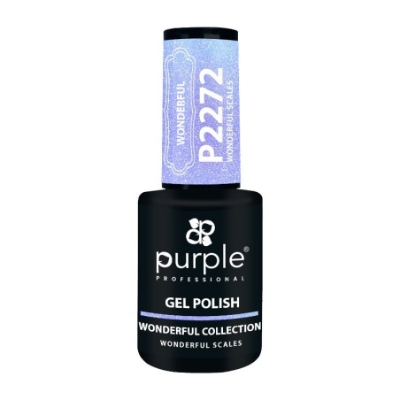 Gel-Nagellack P2272 Wunderbare Schuppen -Semipermanenter Emaille -Purple Professional