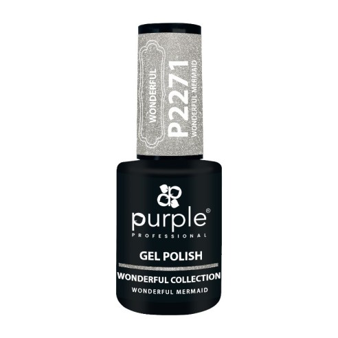 Esmalte Gel P2271 Wonderful Mermaid -Esmalte semi permanente -Purple Professional