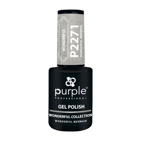 Esmalte Gel P2271 Wonderful Mermaid -Semi permanent nail polishes -Purple Professional