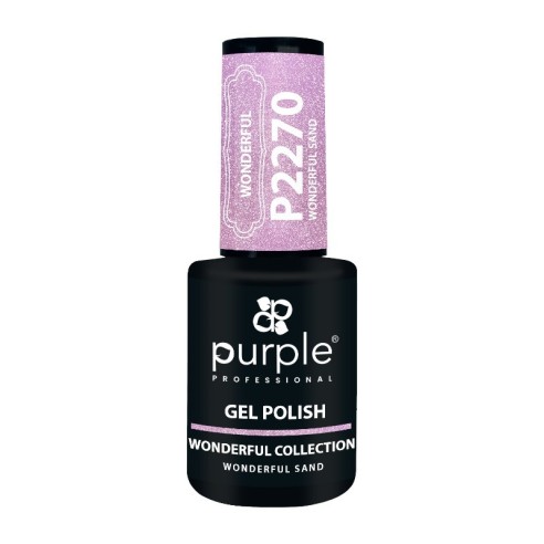 Esmalte Gel P2270 Wonderful Sand -Esmalte semi permanente -Purple Professional