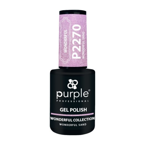 Gel Polish P2270 Wonderful Sand -Semi permanent nail polishes -Purple Professional