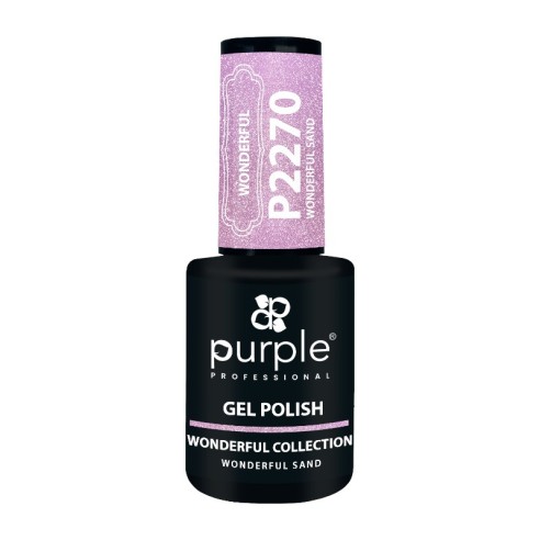 Esmalte Gel P2270 Wonderful Sand -Semi permanent nail polishes -Purple Professional