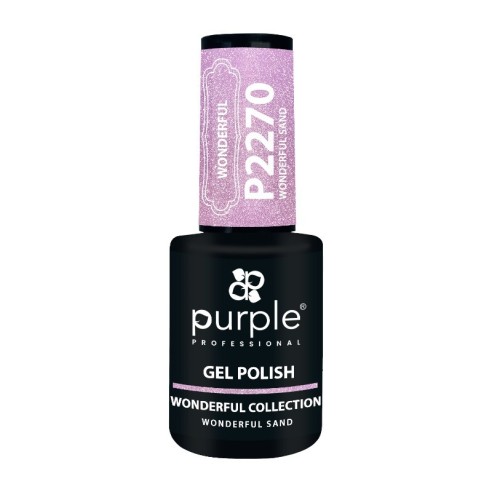 Purple Professional Gel-Nagellack P2270 Wonderful Sand -Semipermanenter Emaille -Purple Professional