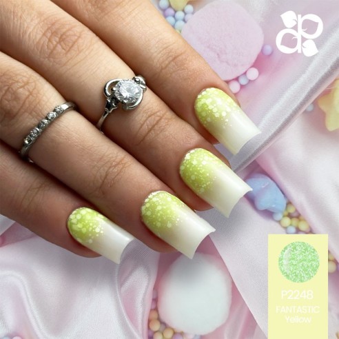 Gellack P2248 Fantastisches Gelb -Semipermanenter Emaille -Purple Professional