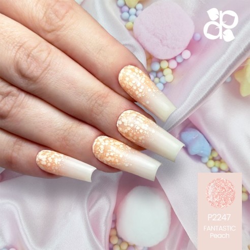 Gel Polish P2247 Fantastic Peach -Semi permanent nail polishes -Purple Professional
