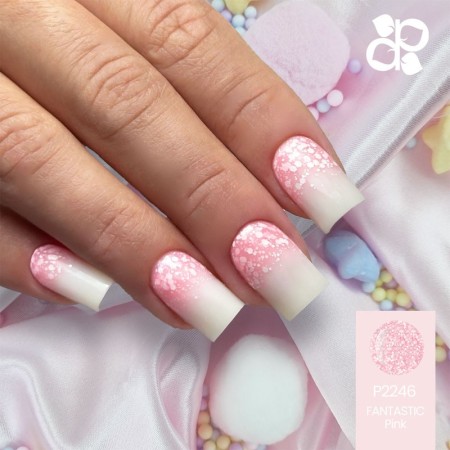 Verniz Gel P2246 Fantastic Pink -Esmalte semipermanente -Purple Professional 2