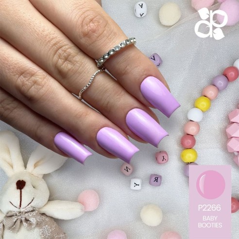 Smalto gel P2266 Stivaletti da neonato -Smalto semipermanente -Purple Professional